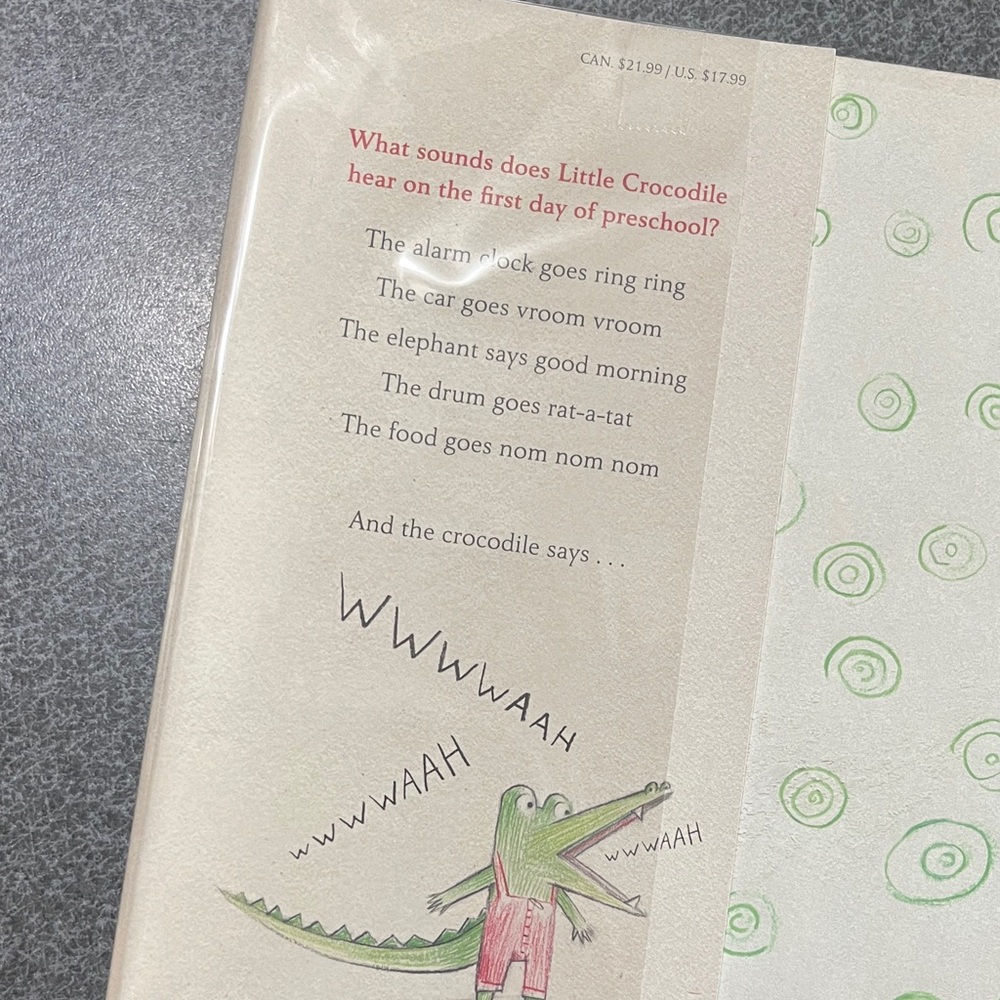 What Does Little Crocodile Say? Children's Book - Picture 4 of 4